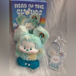 Miniso Mickey Head in the Clouds, “Leisure Rainbow” plush pendant